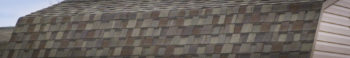 Dimensional shingle roofing for custom sheds in KY and TN