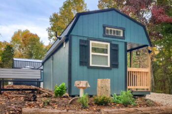 high barn lofted tiny home shell for sale
