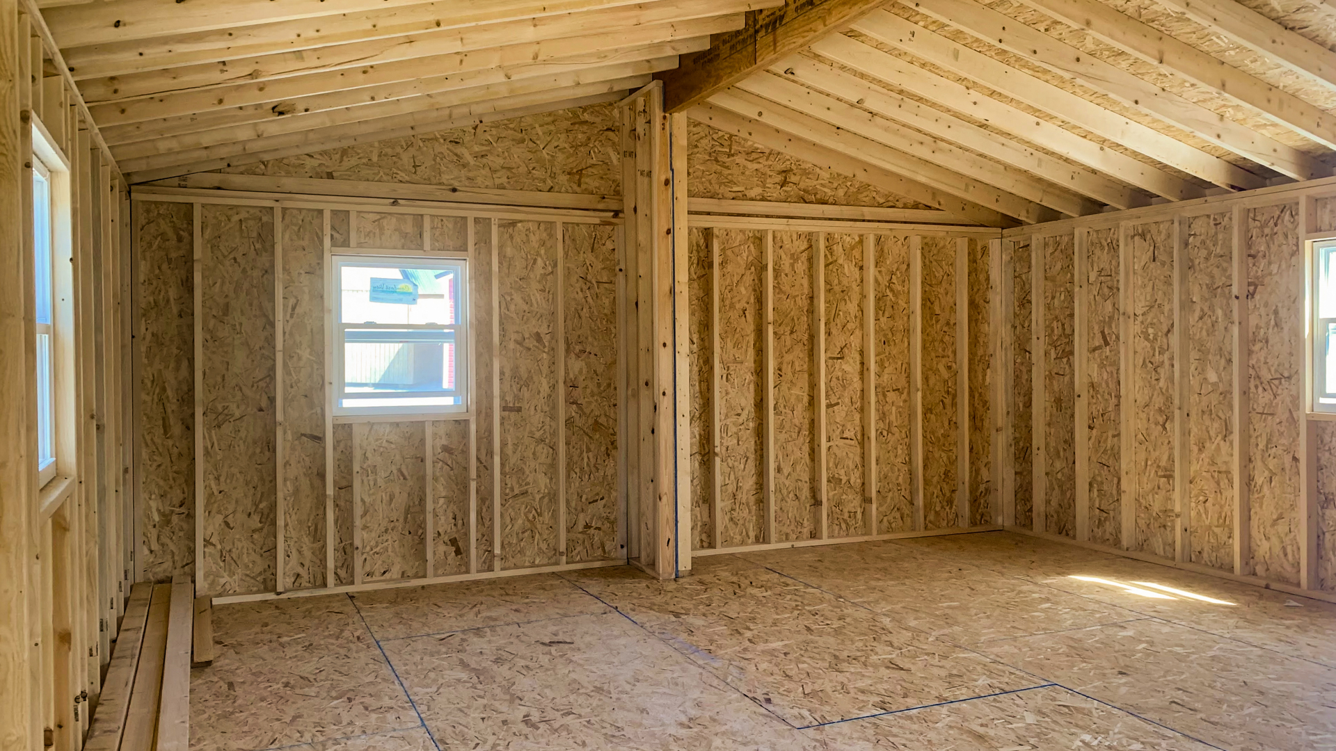 interior of a custom built tiny home shells for sale